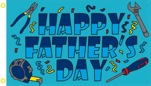 Happy Father's Day 3'X5' Flag Rough Tex® 100D