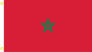 Morocco 3'X5' Flag Rough Tex® 100D