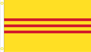 South Vietnam 3'X5' Flag Rough Tex® 100D