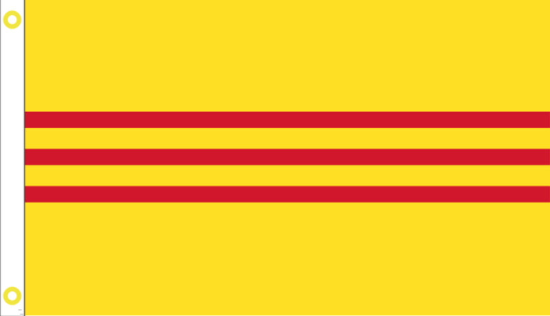 South Vietnam 3'X5' Flag Rough Tex® 100D