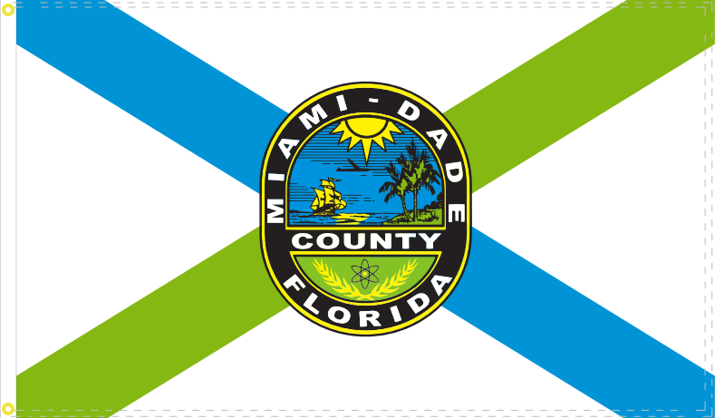 Miami Dade County Official Flag 3'x5' DuraLite®