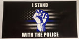 I Stand With The Police Fist Bumper Sticker