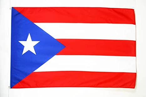 Puerto Rico Embroidered 2'X3' Flag Rough Tex® 150D