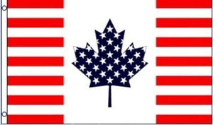 American Canadian 3'X5' Flag ROUGH TEX® 100D