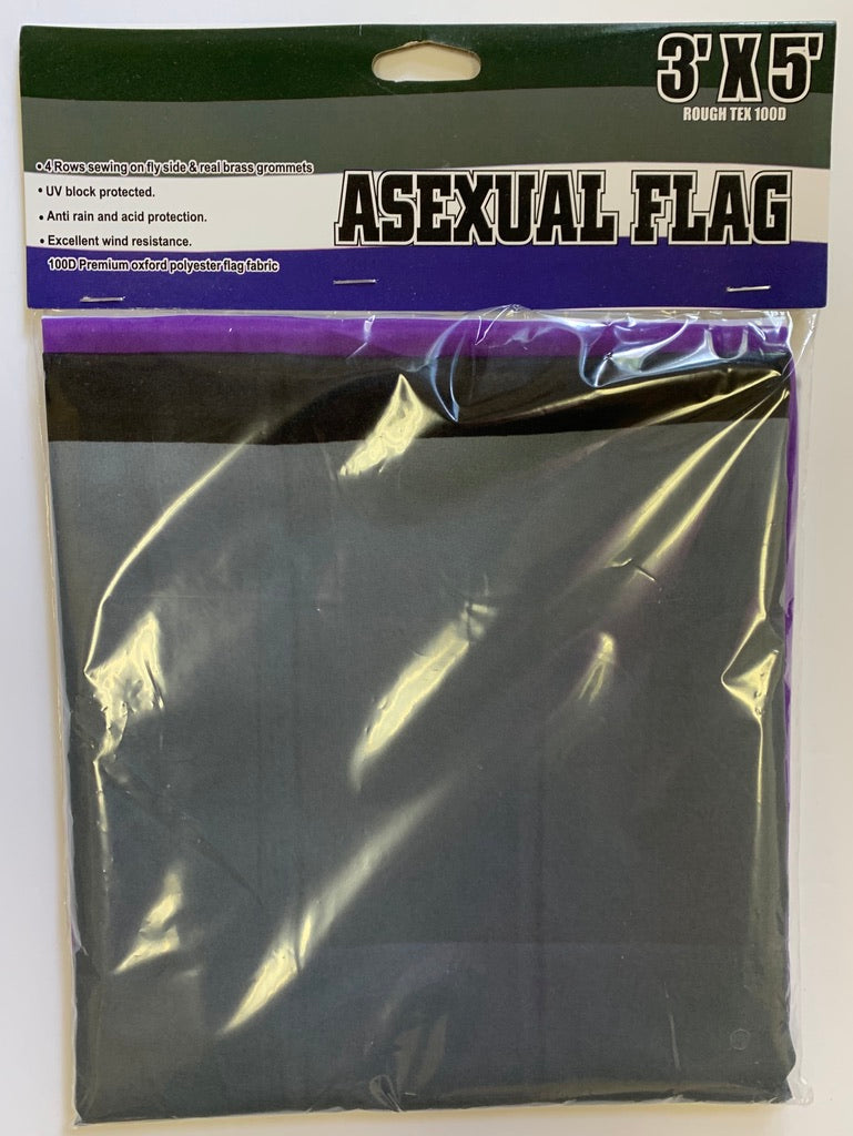 Asexual 3'X5' Flag Rough Tex ® 100D