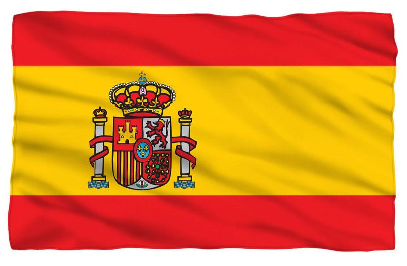 Spain Flag Deluxe Polar Fleece Blanket