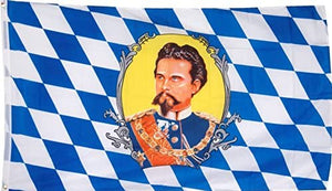 Bavaria King Ludwig II 3'X5' Flag Rough Tex®