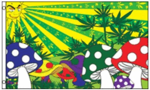 Magic Marijuana 3'X5' Flag Rough Tex® Polyester