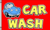 Car Wash 3'X5' Flag Rough Tex® 68D Nylon