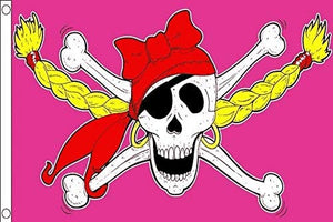 Pirate Girl 3'X5' Flag Rough Tex®