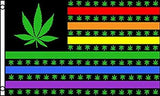 Rainbow Weed Pride 3'x5' 100D Flag Rough Tex ®