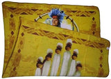 Native American Chief Deluxe Polar Fleece Blanket