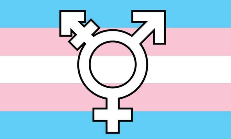 Transgender Symbol 3'X5' Flag Rough Tex® Polyester