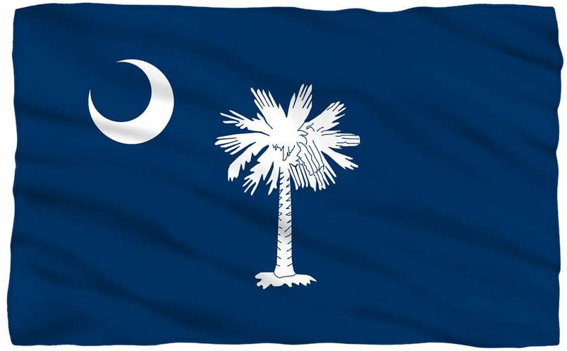 South Carolina Flag Deluxe Polar Fleece Blanket