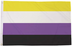 Non Binary 3'X5' Flag Rough Tex ® 100D