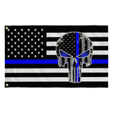 Police Punisher 2'X3' Flag Rough Tex® 100D