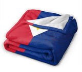 Philippines Flag Deluxe Polar Fleece Blanket