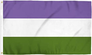 Gender Queer 3'X5' Flag Rough Tex ® 100D