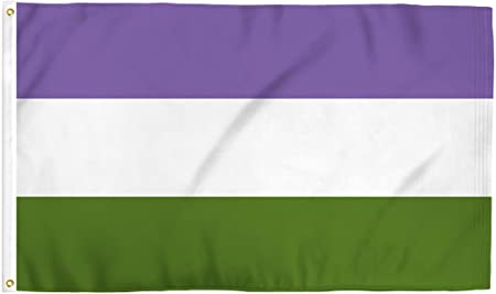 Gender Queer 3'X5' Flag Rough Tex ® 100D