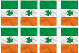 Ireland W/ Shamrock 12' Foot Long Bunting String Flag - Rough Tex ®100D