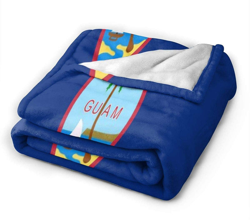 Guam Flag Deluxe Polar Fleece Blanket