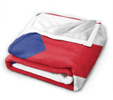 Puerto Rico Flag Deluxe Polar Fleece Blanket