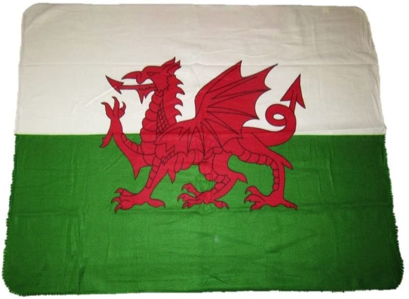 Wales Flag Deluxe Polar Fleece Blanket