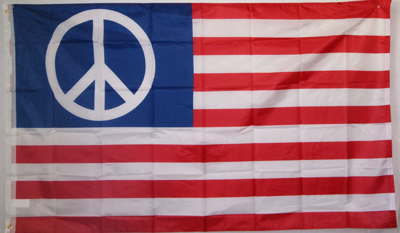 USA Peace 3'X5' Flag Rough Tex® 68D Nylon