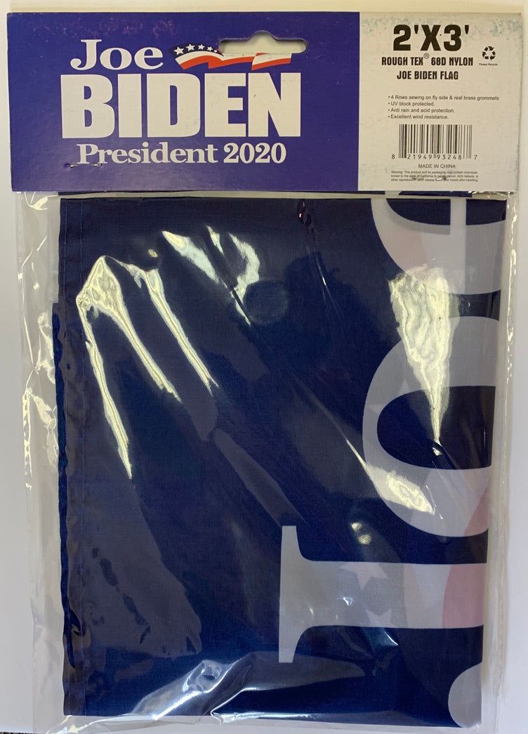 Joe Biden Democratic Party 2020 Presidential Blue Single-Sided Flag Banner 2'X3' Rough Tex® 68D Nylon