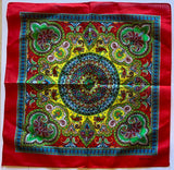 Collection One Of Assorted Fashion Bandana Head Wrap In Various Patterns And Designs 100% Cotton 22"X22"