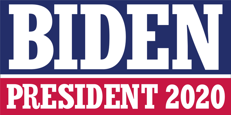 Biden President 2020 Democratic Presidential Blue And Red Double Sided Flag 3'X5' Rough Tex® 100D