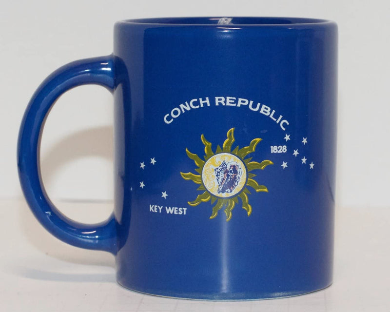 Conch Republic Mug W/ 12"X18" Inch Flag Gift Box