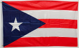 Puerto Rico Dark Blue- 12"X18" Rough Tex ® 68D Nylon Flag With Grommets