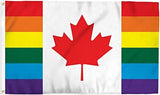 Canadian Rainbow 3'X5' Flag ROUGH TEX® 100D