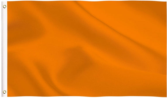 Orange 3'X5' Flag Rough Tex® 100D