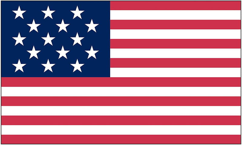 15 Fifteen Star Spangled W/ 13 Stripes USA Embroidered 3'X5' Flag Rough Tex® 150D Nylon