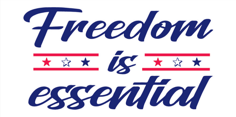 Freedom Is Essential - Bumper Sticker