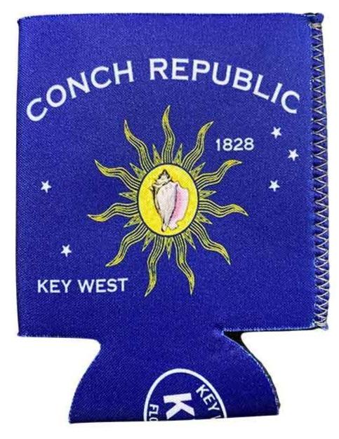 Conch Republic Royal Blue Neoprene Can Jacket Holder Drink Koozie Rough Tex®