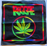 Assorted Weed Themed Bandana Head Wraps 100% Cotton 22"X22"