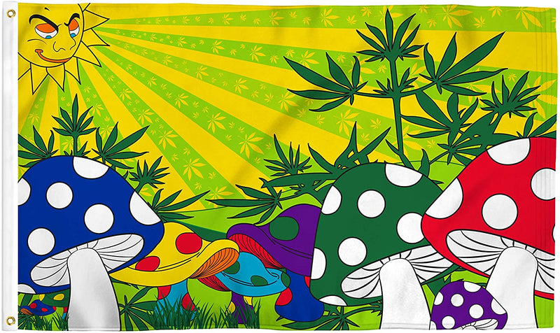 Magic Marijuana 3'X5' Flag Rough Tex® Polyester