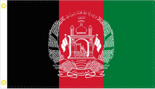 Afghanistan 3'X5' Flag Rough Tex® 68D Nylon