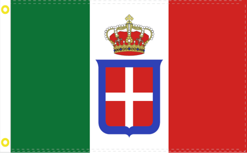 Italy Royal 3'X5' Flag Rough Tex® 68D Nylon