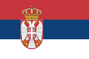 SERBIA 2010 3'X5' Flag Rough Tex® 68D Nylon