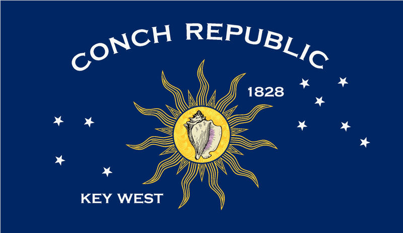 Conch Republic 3'X5' Flag Rough Tex® 68D Nylon