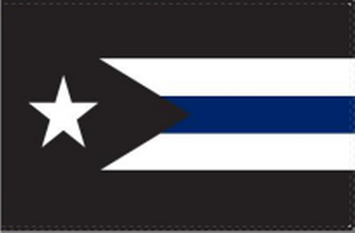 Puerto Rico Police 3'X5' Flag Rough Tex® 100D