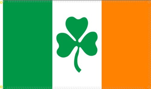 Ireland Shamrock 3'X5' Flag Rough Tex® 68D Nylon