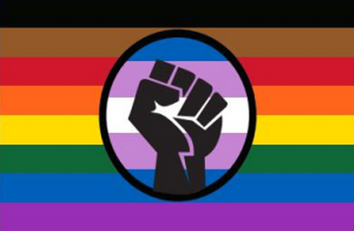 Philly Fist Pride Black Lives Matter 3'X5' Flag Rough Tex® 100D