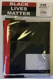 Black Lives Matter Pan-African 4'X6' Flag Rough Tex® 68D Nylon