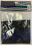 US Military and Police Memorial Thin Blue Green Line 3'X5' Flag- Rough Tex ®100D