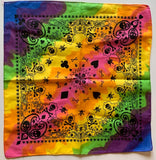 Collection One Of Assorted Fashion Bandana Head Wrap In Various Patterns And Designs 100% Cotton 22"X22"